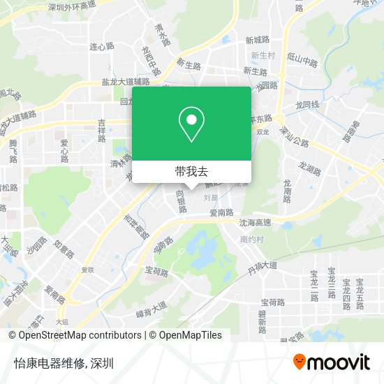 怡康电器维修地图