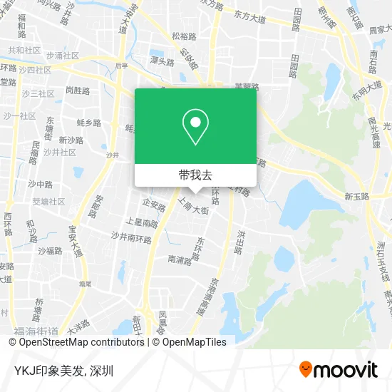 YKJ印象美发地图