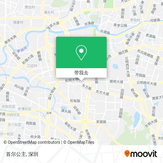 首尔公主地图