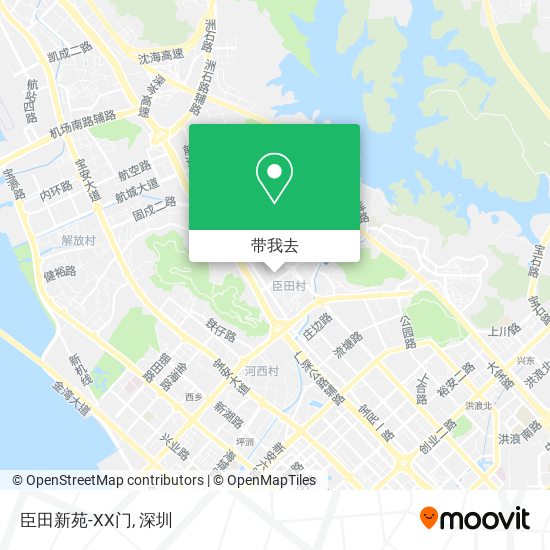 臣田新苑-XX门地图