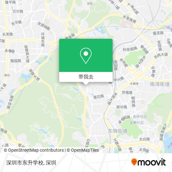 深圳市东升学校地图