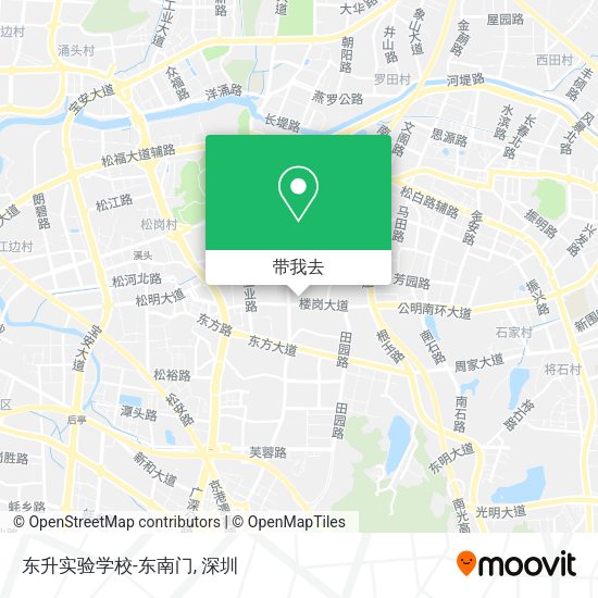 东升实验学校-东南门地图