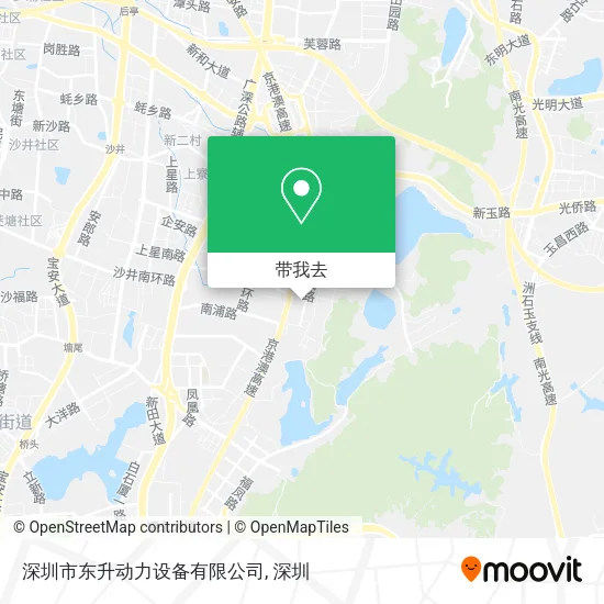 深圳市东升动力设备有限公司地图