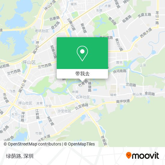 绿荫路地图