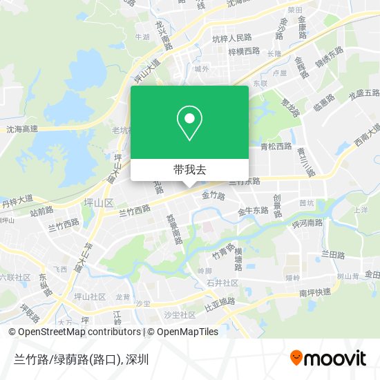 兰竹路/绿荫路(路口)地图
