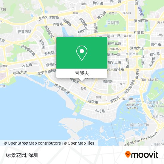 绿景花园地图