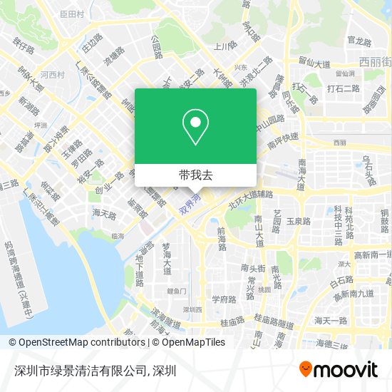 深圳市绿景清洁有限公司地图