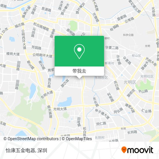 怡康五金电器地图