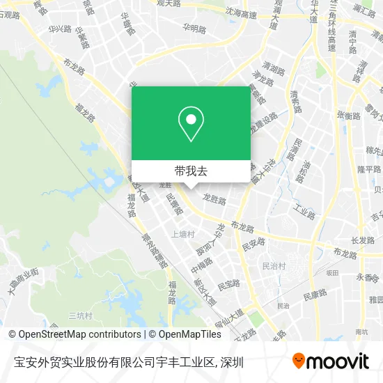 宝安外贸实业股份有限公司宇丰工业区地图