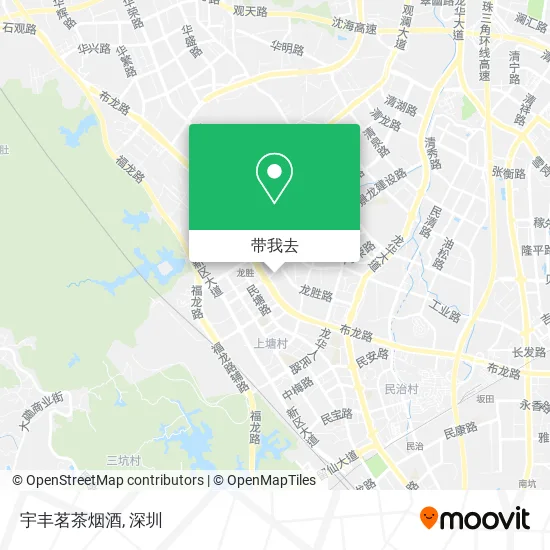 宇丰茗茶烟酒地图