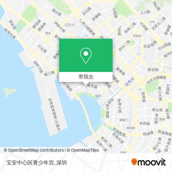宝安中心区青少年宫地图