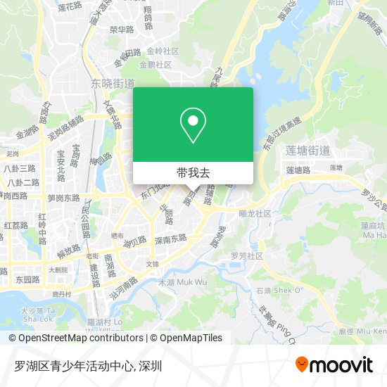 罗湖区青少年活动中心地图