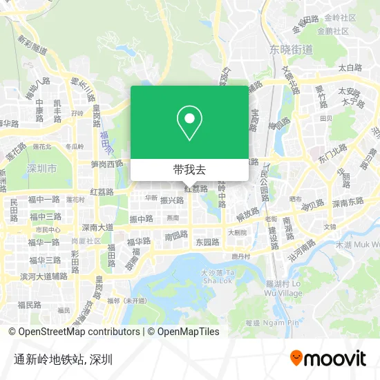 通新岭地铁站地图