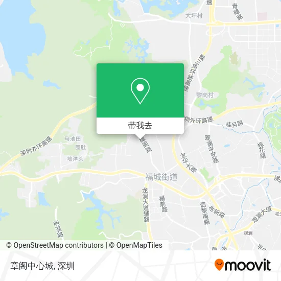 章阁中心城地图