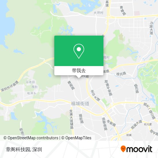 章阁科技园地图