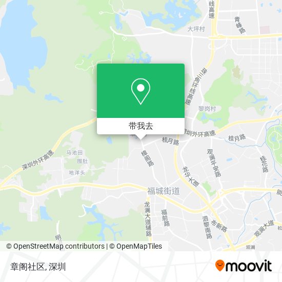 章阁社区地图