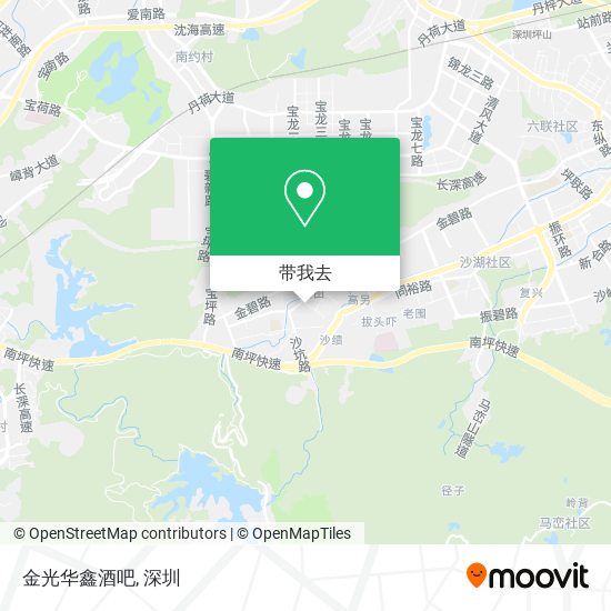金光华鑫酒吧地图