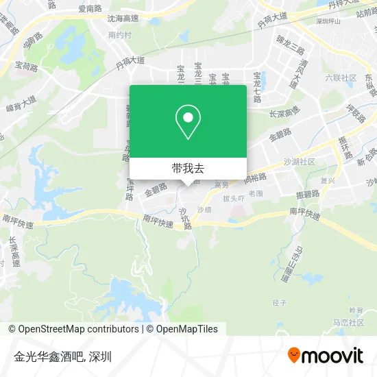 金光华鑫酒吧地图
