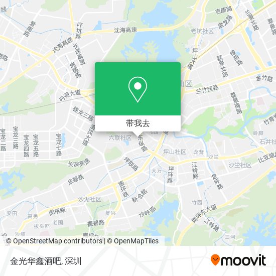 金光华鑫酒吧地图