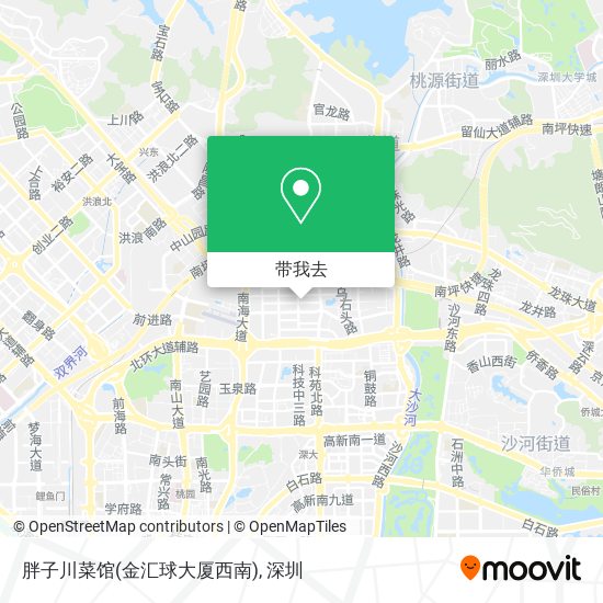 胖子川菜馆(金汇球大厦西南)地图