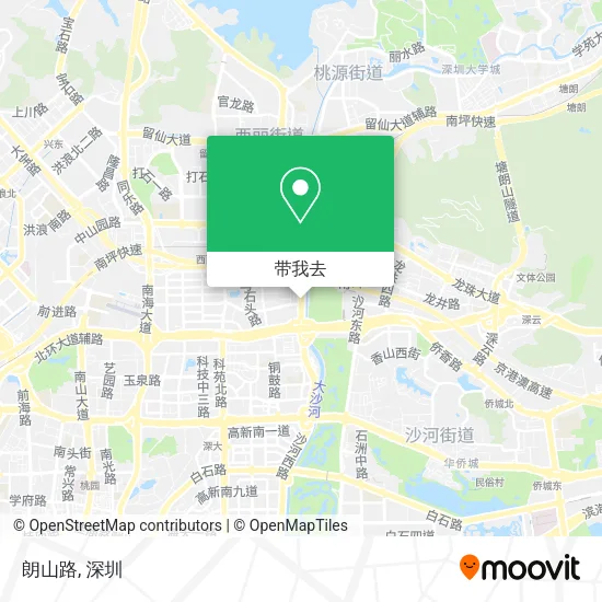 朗山路地图