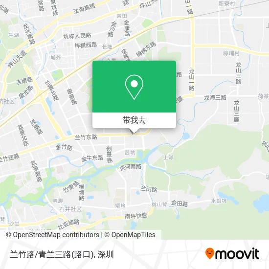 兰竹路/青兰三路(路口)地图