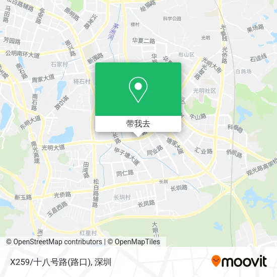 X259/十八号路(路口)地图