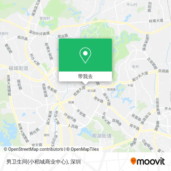 男卫生间(小稻城商业中心)地图