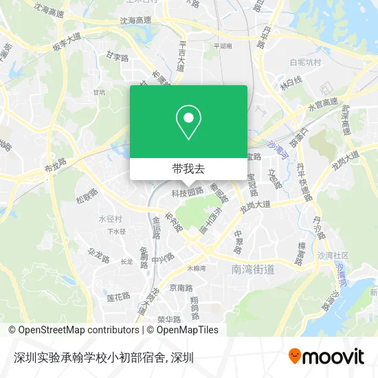 深圳实验承翰学校小初部宿舍地图