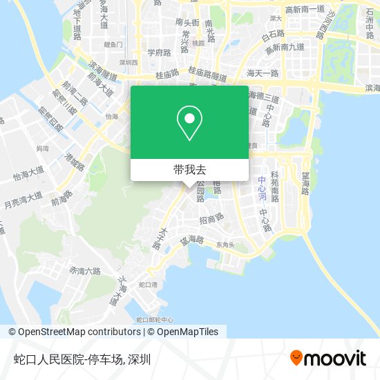 蛇口人民医院-停车场地图