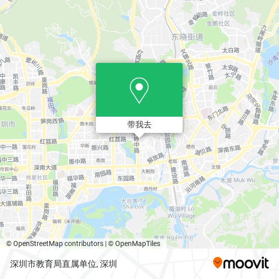 深圳市教育局直属单位地图