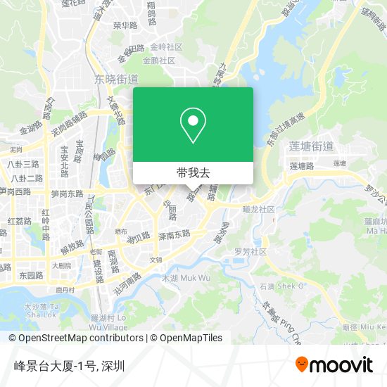 峰景台大厦-1号地图