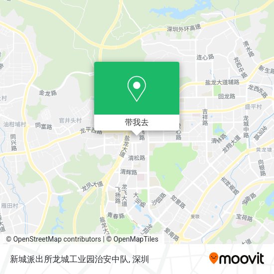 新城派出所龙城工业园治安中队地图