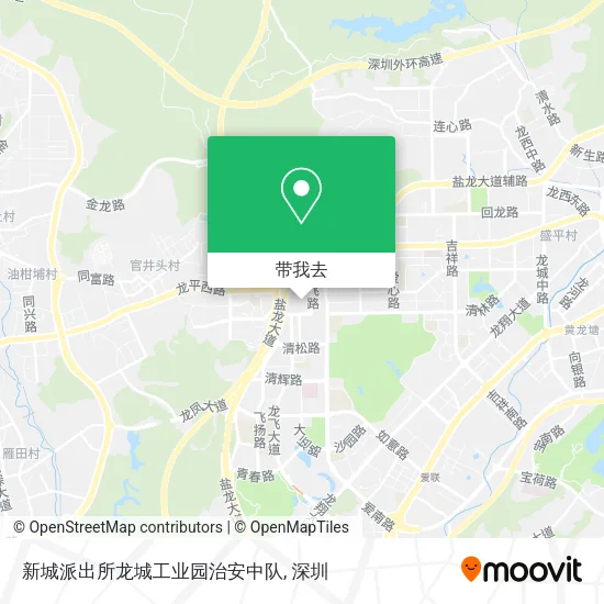 新城派出所龙城工业园治安中队地图