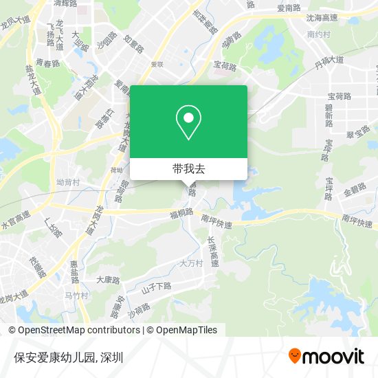 保安爱康幼儿园地图