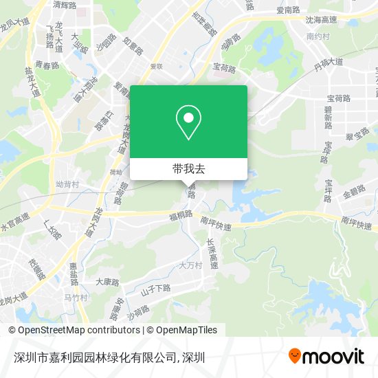 深圳市嘉利园园林绿化有限公司地图
