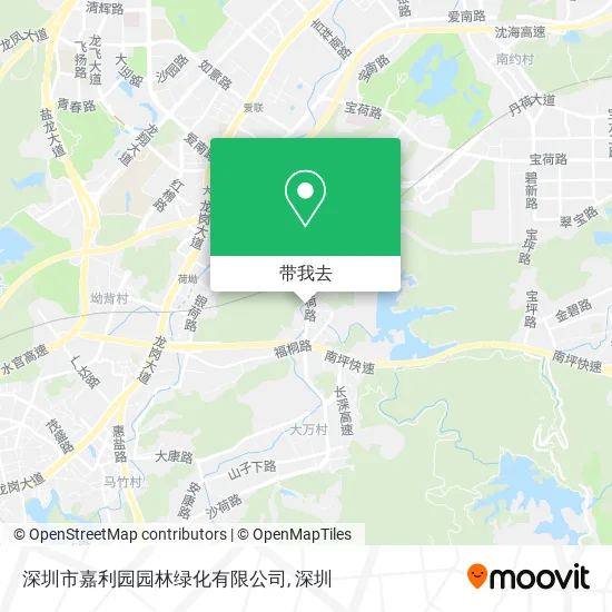 深圳市嘉利园园林绿化有限公司地图
