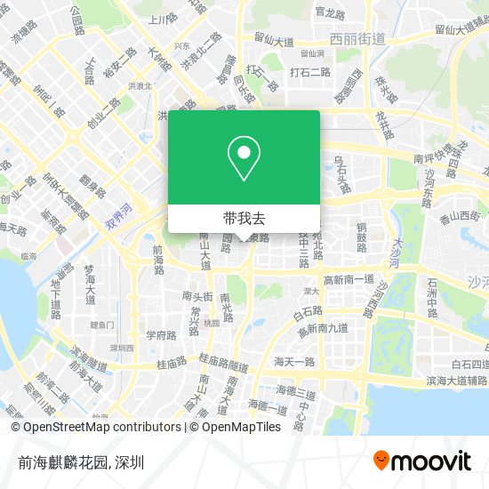 前海麒麟花园地图