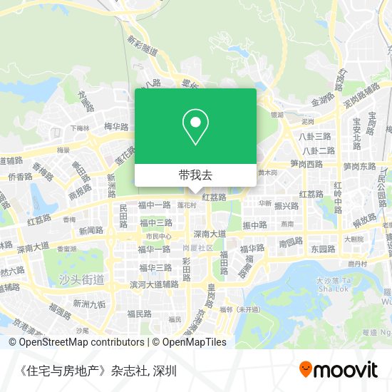 《住宅与房地产》杂志社地图