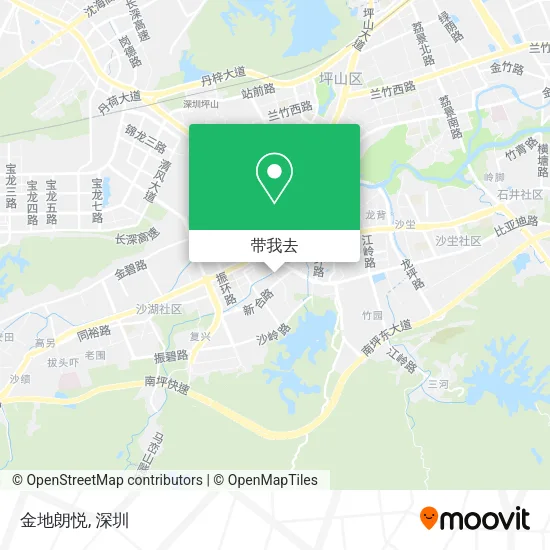 金地朗悦地图