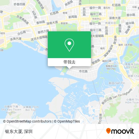 银东大厦地图