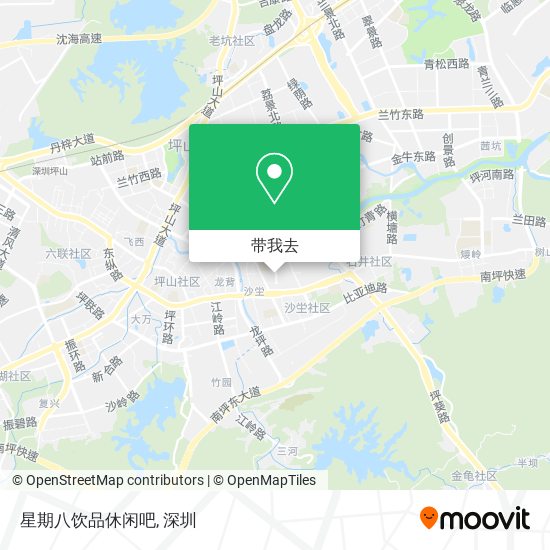 星期八饮品休闲吧地图