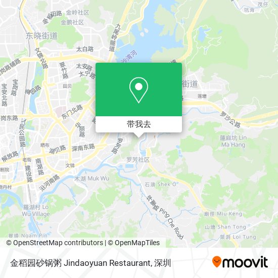 金稻园砂锅粥 Jindaoyuan Restaurant地图