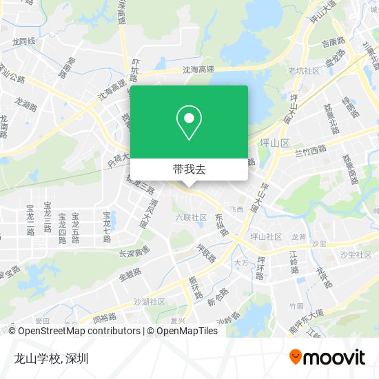 龙山学校地图