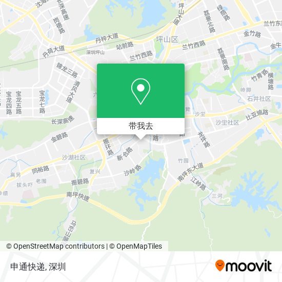申通快递地图