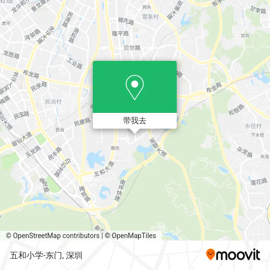 五和小学-东门地图