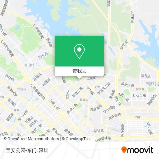宝安公园-东门地图