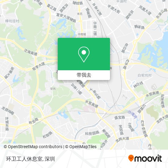 环卫工人休息室地图