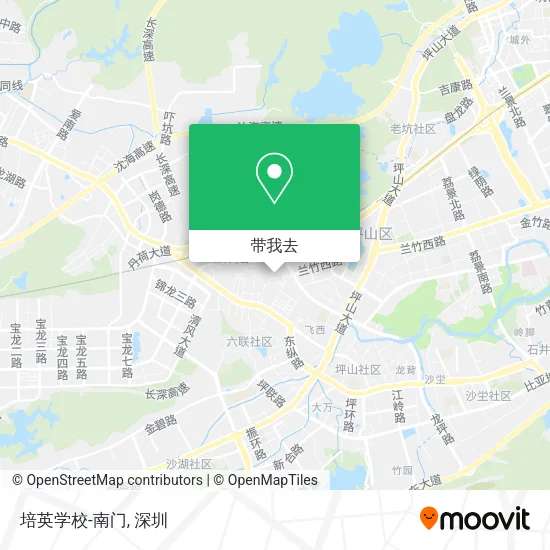 培英学校-南门地图