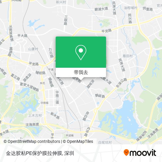 金达胶粘PE保护膜拉伸膜地图